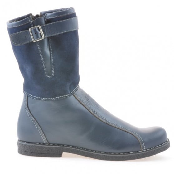 Damenstiefel 3249 indigo kombiniert Damenstiefel 3249 indigo kombiniert