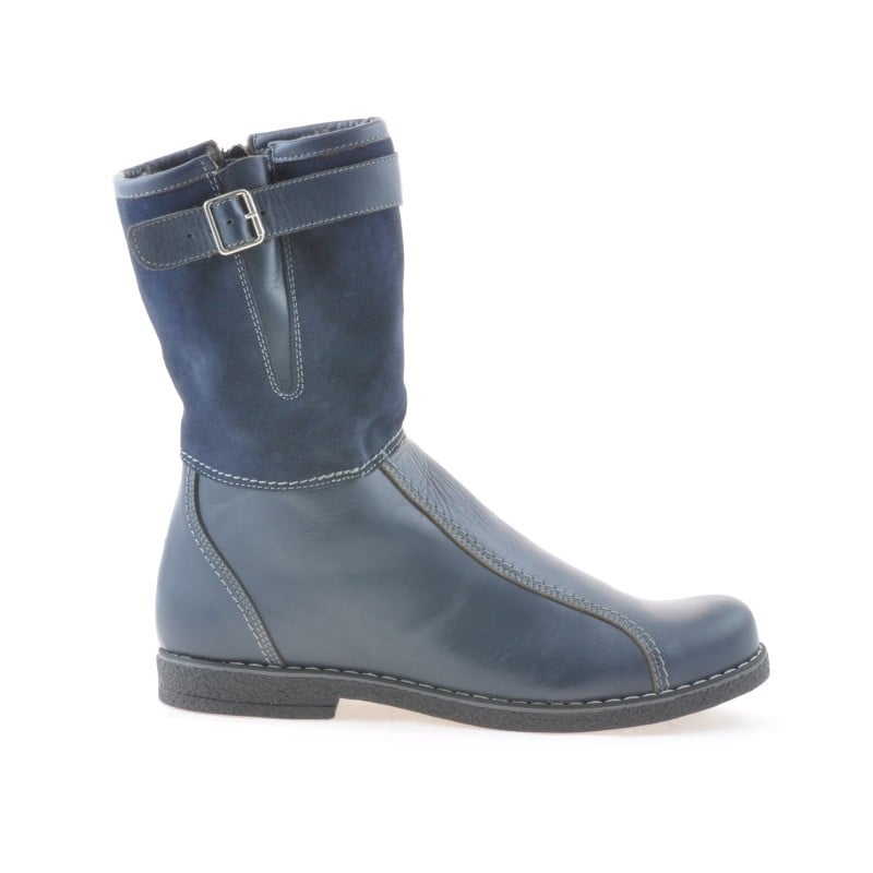 Damenstiefel 3249 indigo kombiniert