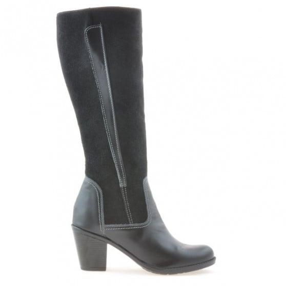 Damenstiefel 3277 schwarz kombiniert Damenstiefel 3277 schwarz kombiniert