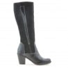 Damenstiefel 3277 schwarz kombiniert