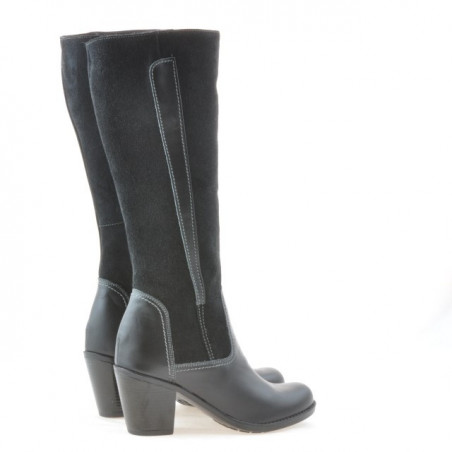Damenstiefel 3277 schwarz kombiniert