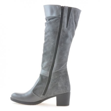 Damenstiefel 3260 grau kombiniert