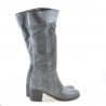 Damenstiefel 3260 grau kombiniert