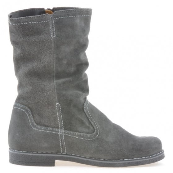 Damenstiefel 3272 anthrazit Velours