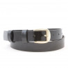 Damen Gürtel 01m Lack Schwarz