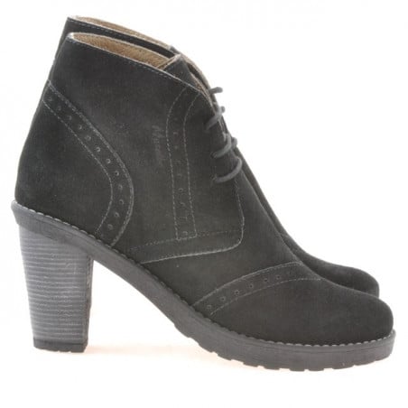 Damenstiefel 3230 Schwarz Velours