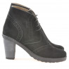 Damenstiefel 3230 Schwarz Velours