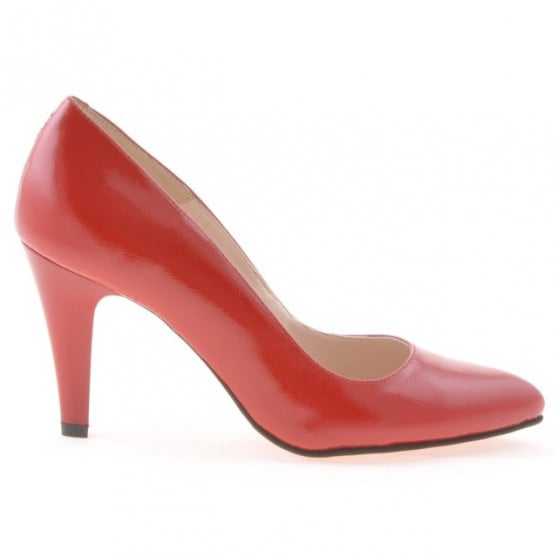 Damen elegante Schuhe 1234 satinrot Lack Damen elegante Schuhe 1234 satinrot Lack