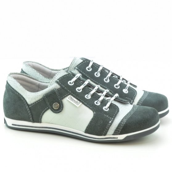 Damensportschuhe 143-1 Bufo Grau+Weiß Damensportschuhe 143-1 Bufo Grau+Weiß