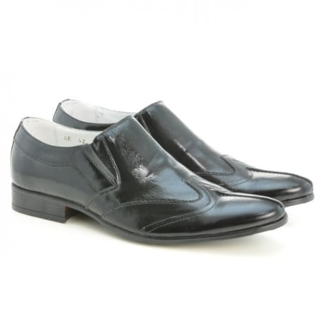 Elegante Herrenschuhe 995 schwarzer Lack