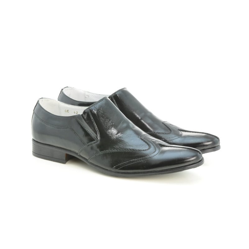 Elegante Herrenschuhe 995 schwarzer Lack
