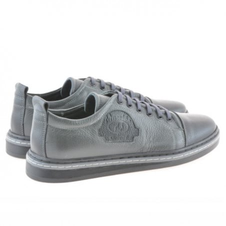 Jugend-Sneaker 392 schwarz+grau
