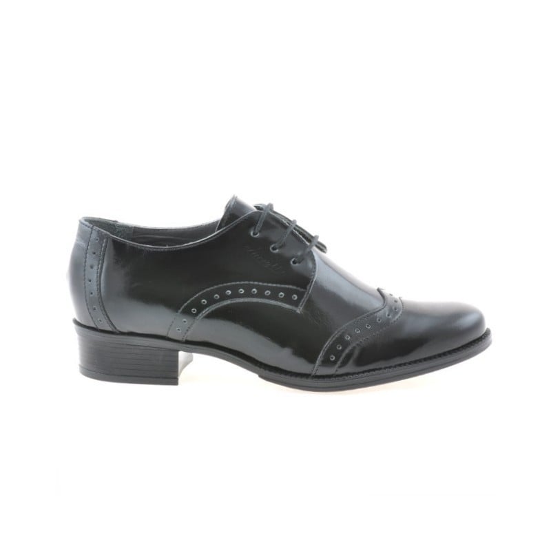 Damenschuhe casual 691 Lack schwarz