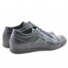 Herren-Sportschuhe 716 schwarz+grau