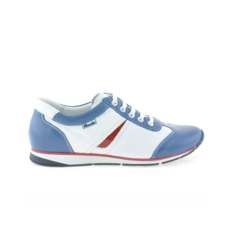 Damen-Sneaker 196 indigo+weiß