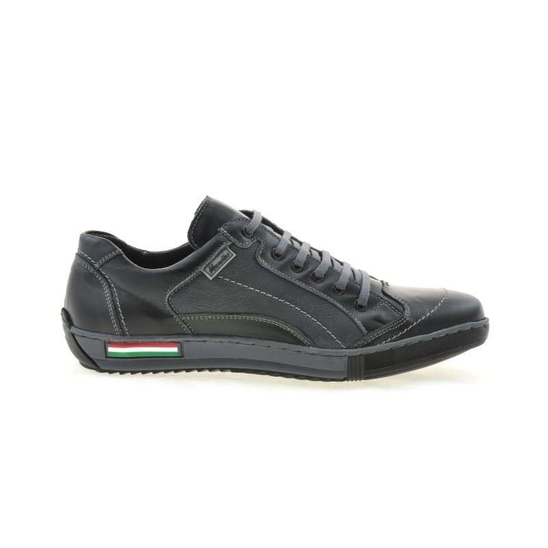 Herren-Sportschuhe 707 schwarz+grau
