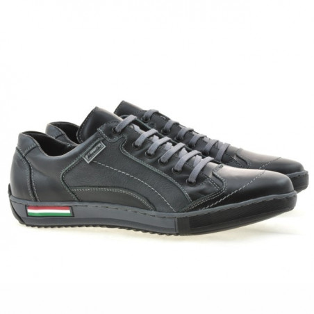 Herren-Sportschuhe 707 schwarz+grau