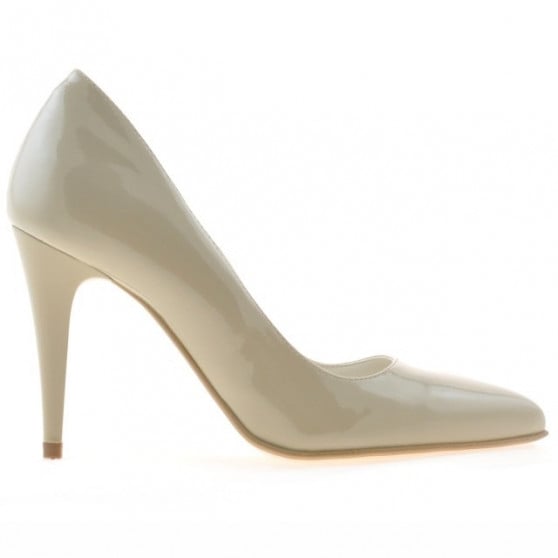 Elegante Damenschuhe 1246 Lack Beige Elegante Damenschuhe 1246 Lack Beige