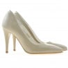 Elegante Damenschuhe 1246 Lack Beige