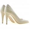 Elegante Damenschuhe 1246 Lack Beige