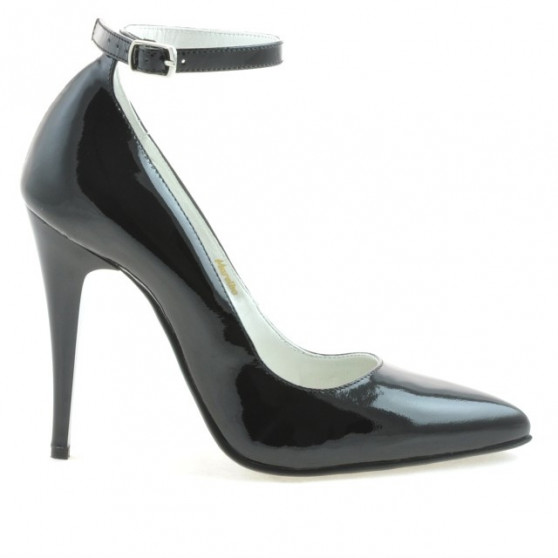 Elegante Damenschuhe 1247 aus schwarzem Lackleder Elegante Damenschuhe 1247 aus schwarzem Lackleder