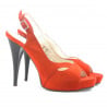 Damen Sandalen 1080 Rot Antilopenleder