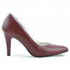 Elegante Damenschuhe 1234 Bordeaux