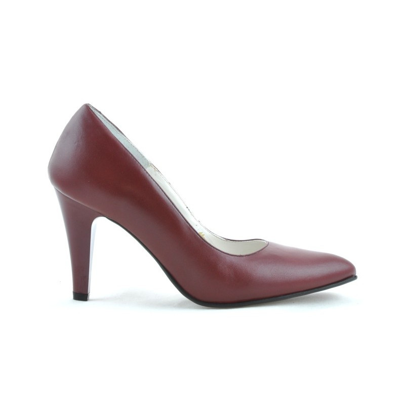 Elegante Damenschuhe 1234 Bordeaux