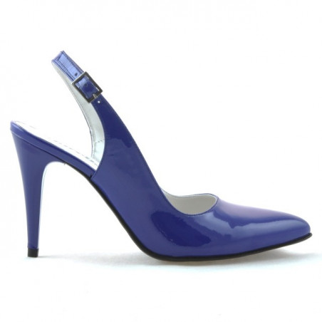 Damen-Sandalen 1249 Lack Blau