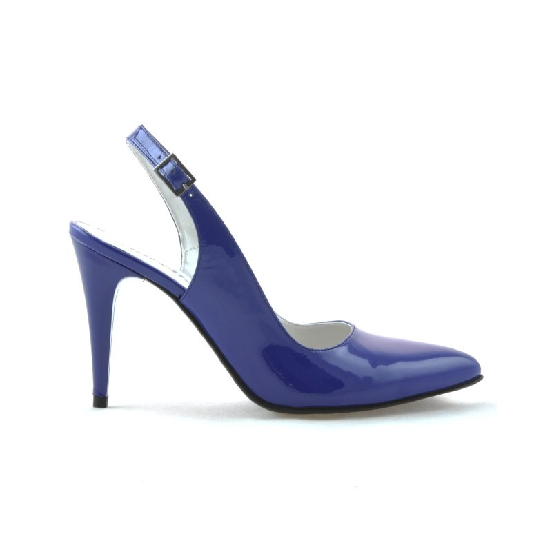 Damen-Sandalen 1249 Lack Blau