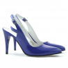 Damen-Sandalen 1249 Lack Blau