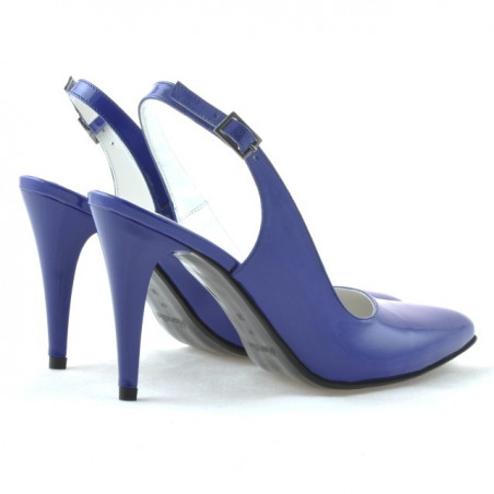 Damen-Sandalen 1249 Lack Blau