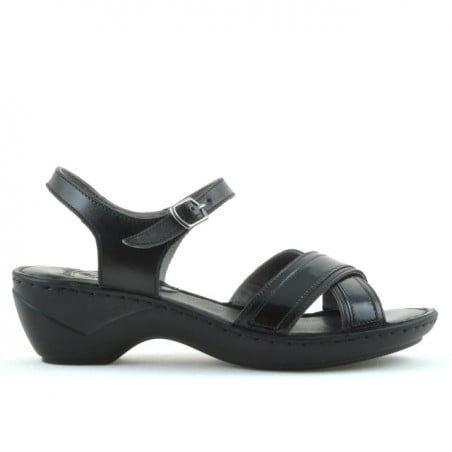 Damen Sandalen 501 schwarz kombiniert