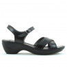 Damen Sandalen 501 schwarz kombiniert