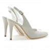 Damen Sandalen 1249 Lack Beige Perlmutt
