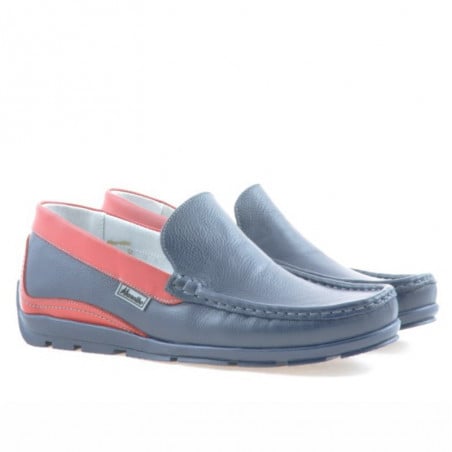 Jugendslipper 395 indigo+rot