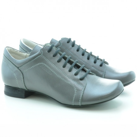 Damen Freizeitschuhe 645 grau schwarze Sohle