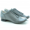 Damen Freizeitschuhe 645 grau schwarze Sohle