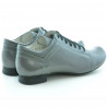 Damen Freizeitschuhe 645 grau schwarze Sohle