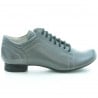 Damen Freizeitschuhe 645 grau schwarze Sohle