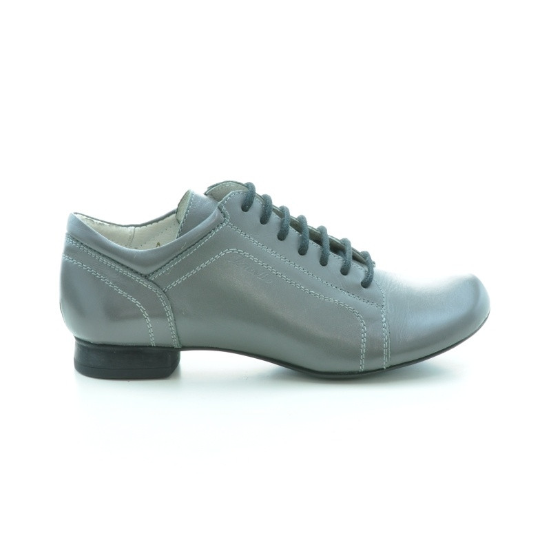 Damen Freizeitschuhe 645 grau schwarze Sohle