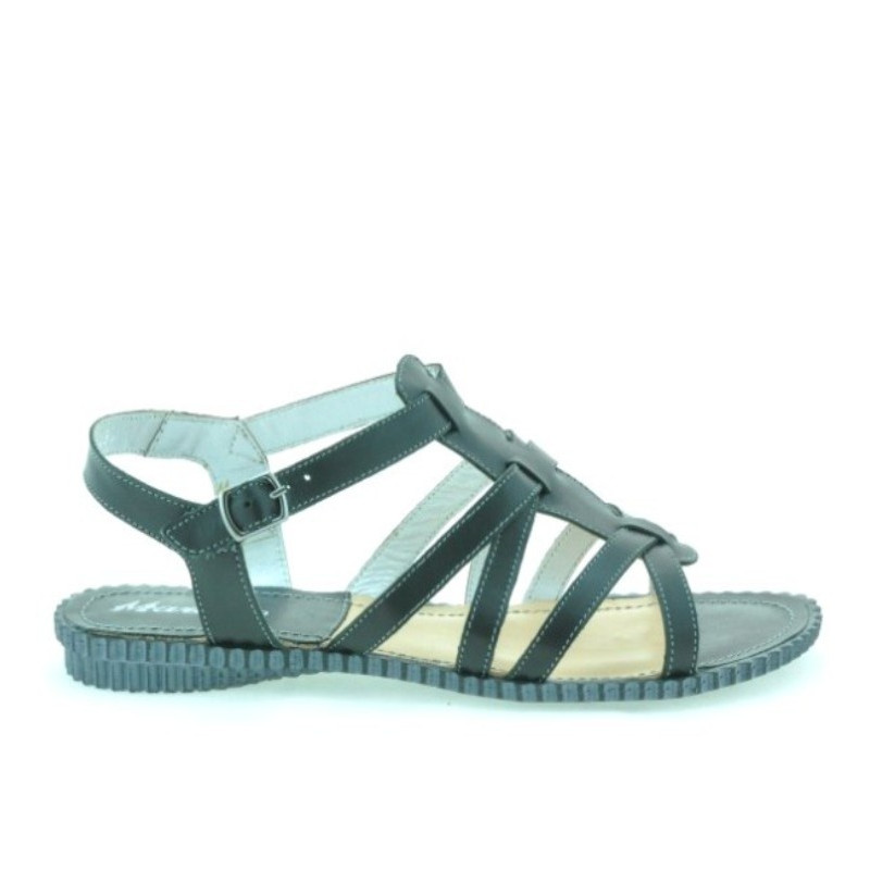 Damensandalen 595 schwarz