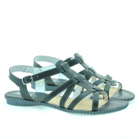 Damensandalen 595 schwarz