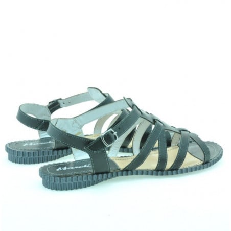 Damensandalen 595 schwarz