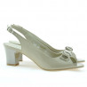 Damen Sandalen 1251 Lack Beige