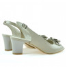 Damen Sandalen 1251 Lack Beige