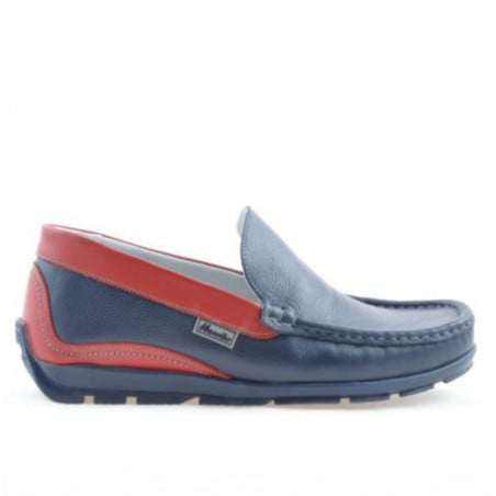 Jugendslipper 395 indigo+rot