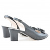 Damen Sandalen 1251 schwarz
