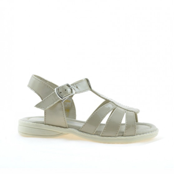 Sandalen für Kleinkinder 53c in Lack Beige Sandalen für Kleinkinder 53c in Lack Beige
