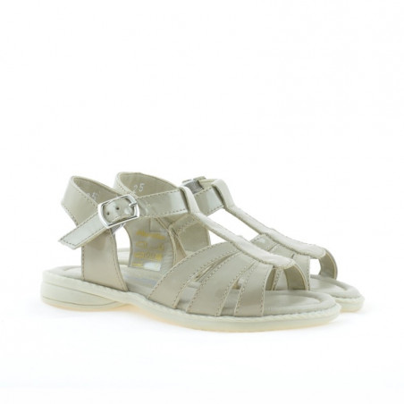 Sandalen für Kleinkinder 53c in Lack Beige
